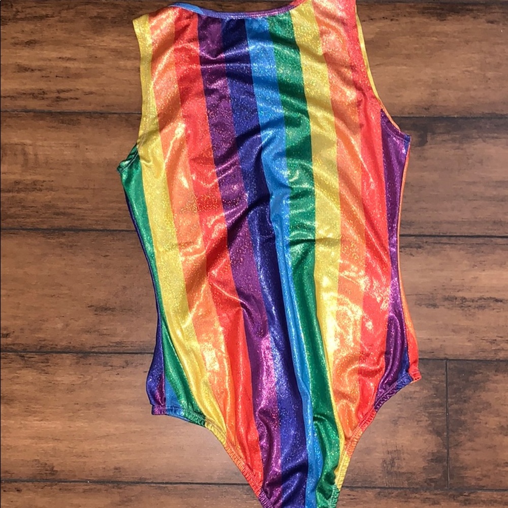 Colourful spandex bodysuit - Picture 4 of 5